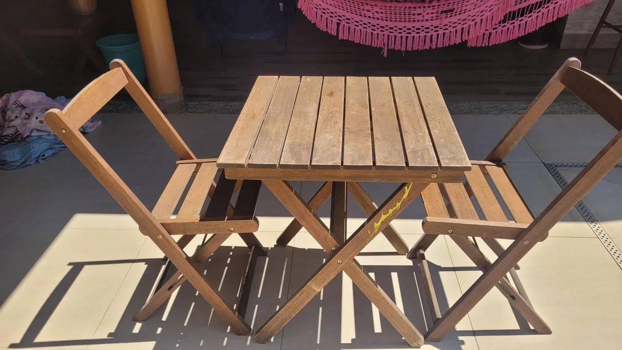 Conjunto de mesa com 2 cadeiras Mestra - Foto 3