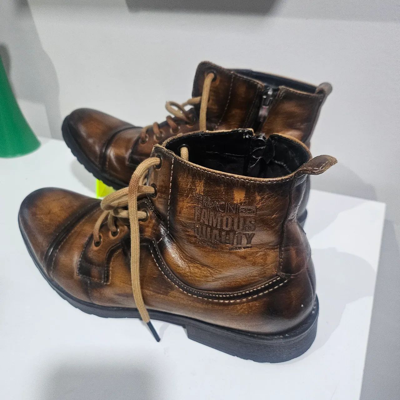 Bota Ferracini de Couro Original - Foto 2