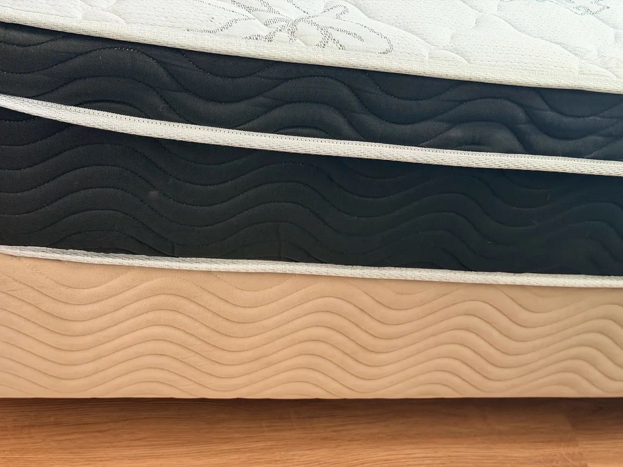 colchão ortopédico premium + base casal - Foto 4