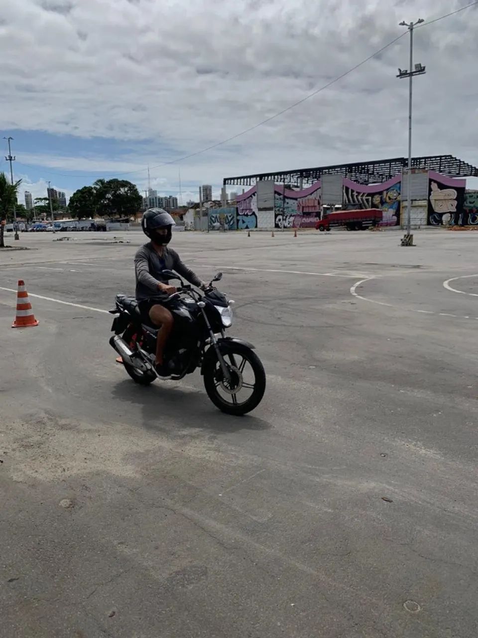 Aula de moto