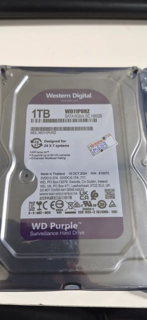 HD 1tb Purple - Foto 4