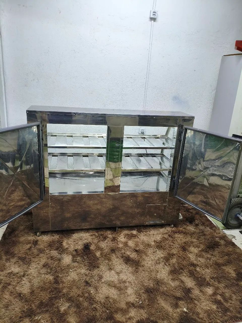 Balcão expositor vitrine seco inox - Foto 3