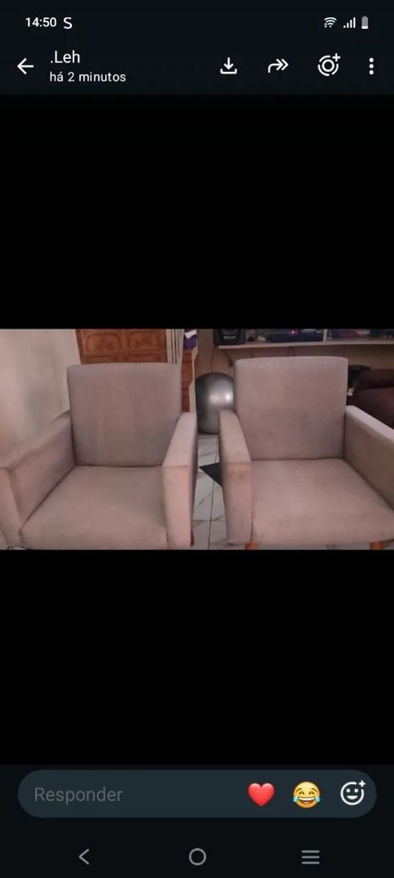 Vende se poltronas perfeito estado Retirar taipas zn  - Foto 5