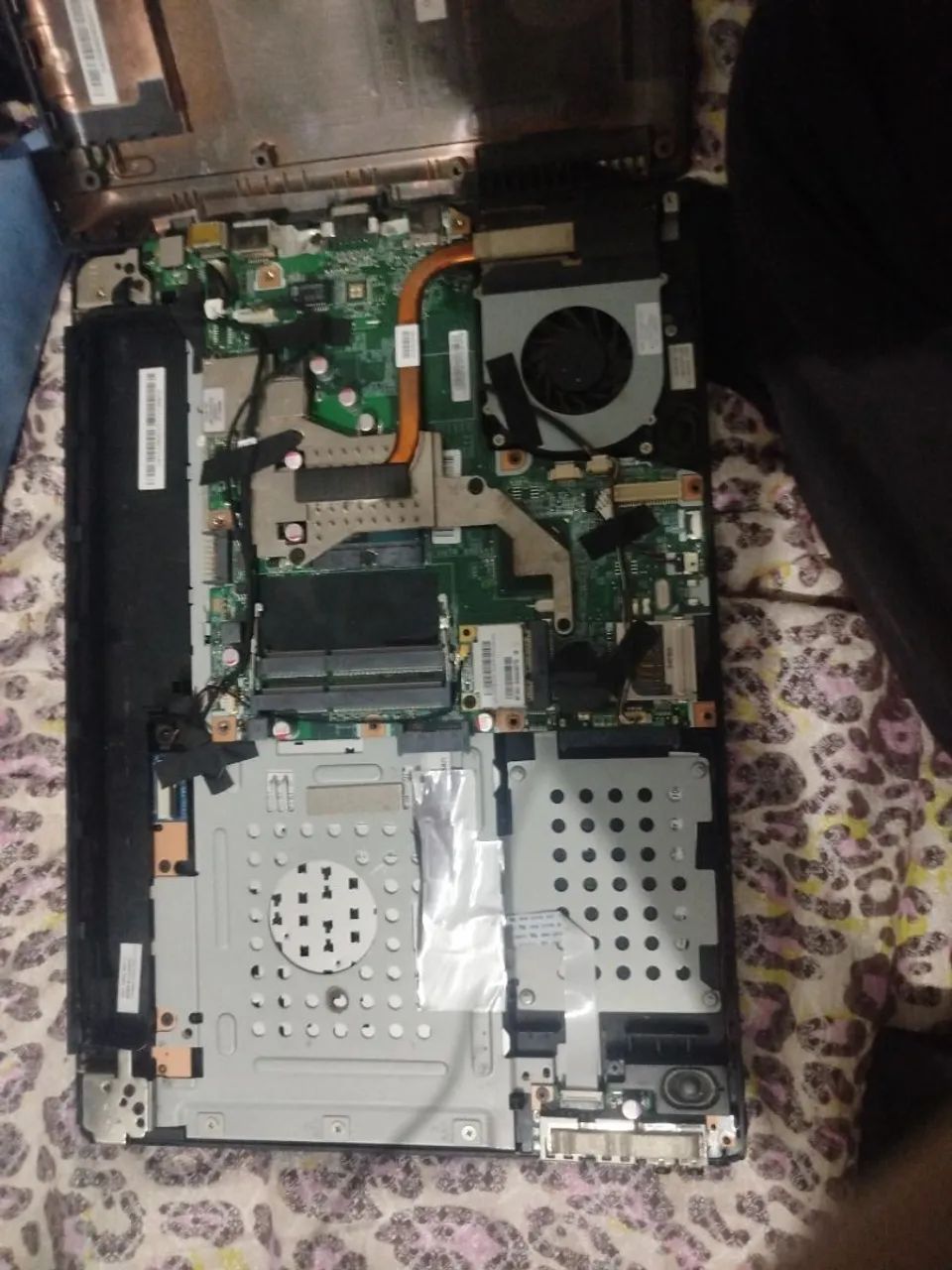 Notebook para retirada de peças 