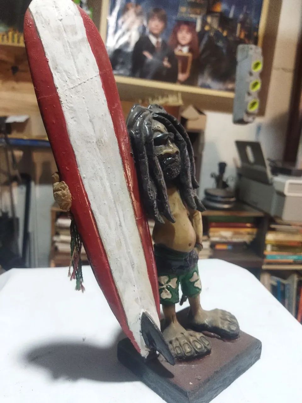 Estatueta Bob Marley em resima - Foto 2