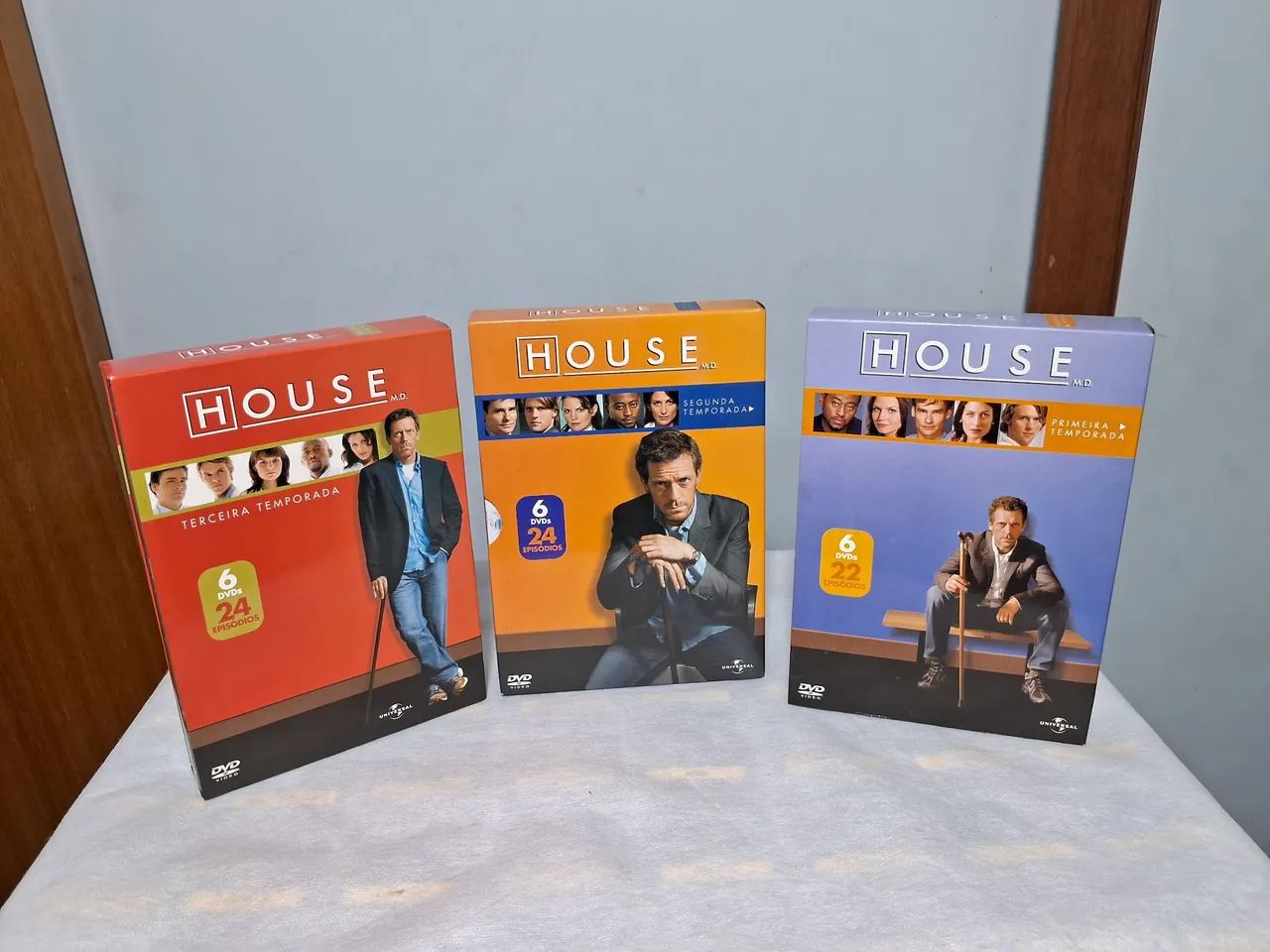 BoxSet DVDs HOUSE - 1° a 6° Temporadas