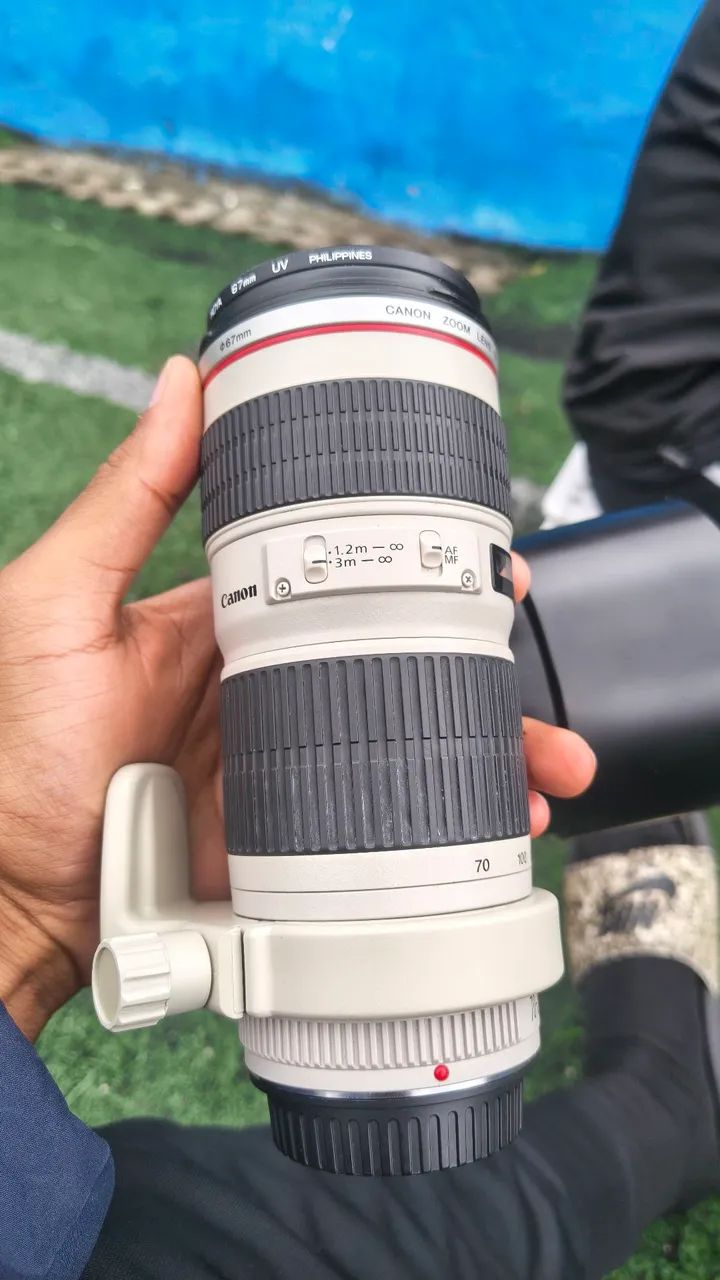 Canon 70 200 F4 L USM - Usada em estado IMPECÁVEL - Acessórios