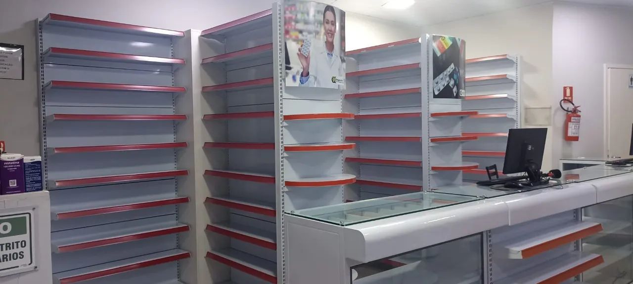 Venda de gôndolas para farmácia  - Foto 3
