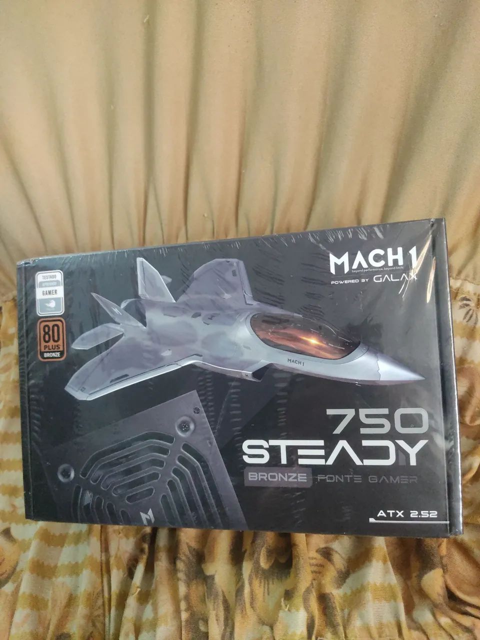 fonte 750w nova, lacrada 