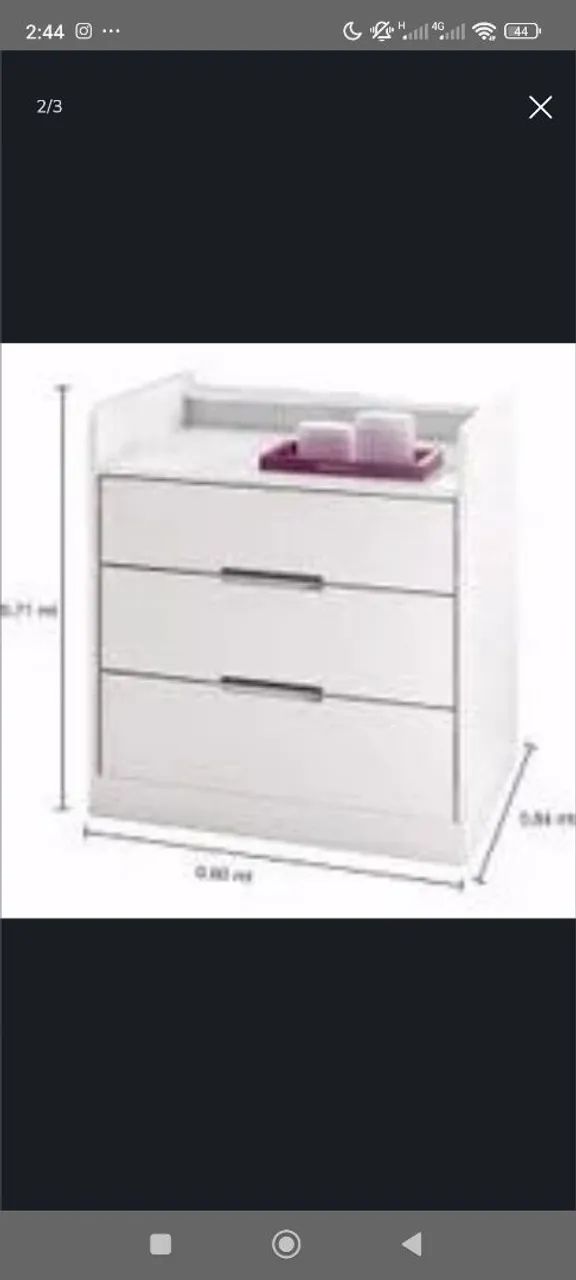 Berço/cama multifuncional Cleo Carolina Baby - Foto 3