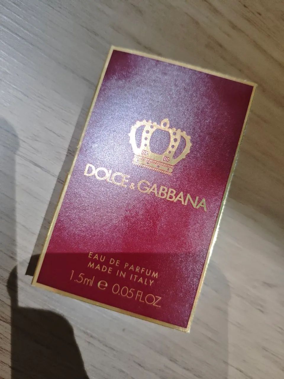 Amostra Q Dolce e gabanna