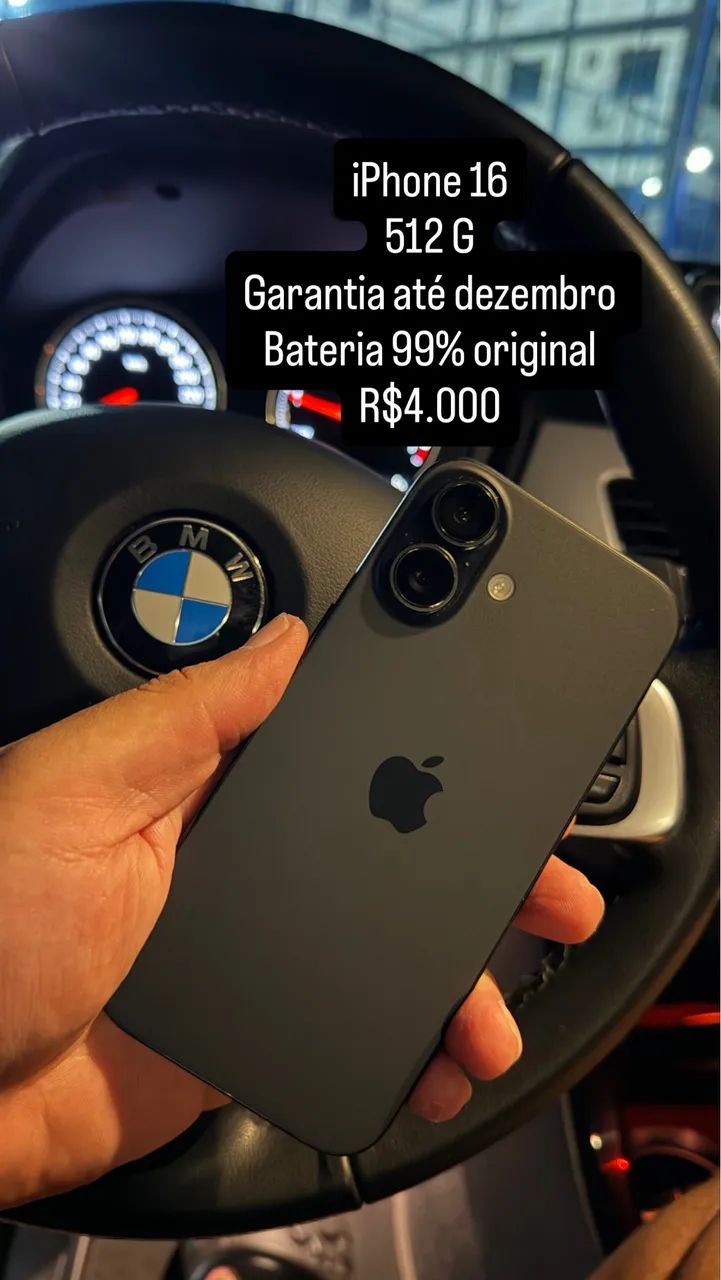 iPhone 16 512gigas na garantia 
