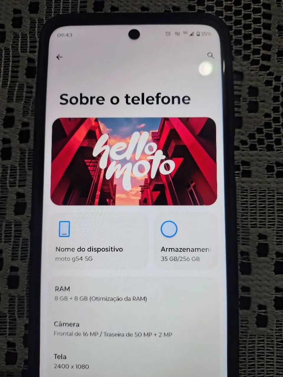 Motorola G54, (Só pega chip virtual) - Foto 2