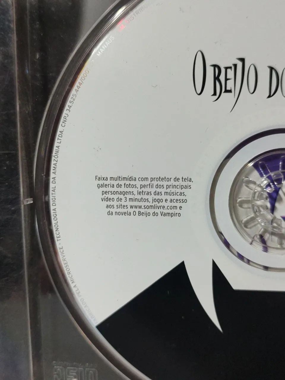 CD Trilha sonora novela o beijo do vampiro  - Foto 3