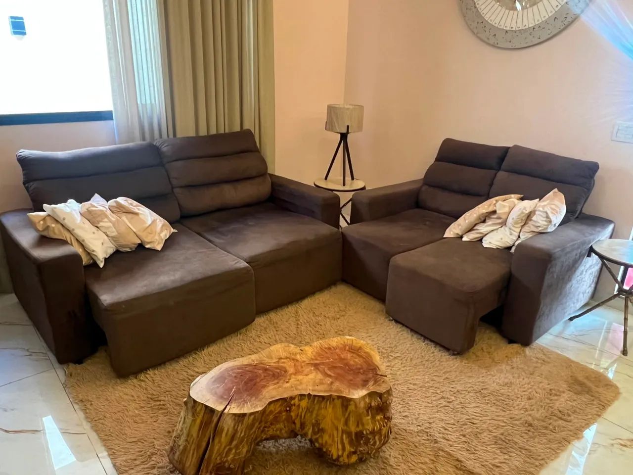 Vendo 2 sofás de 2 e 3 lugares - usado.  - Foto 4