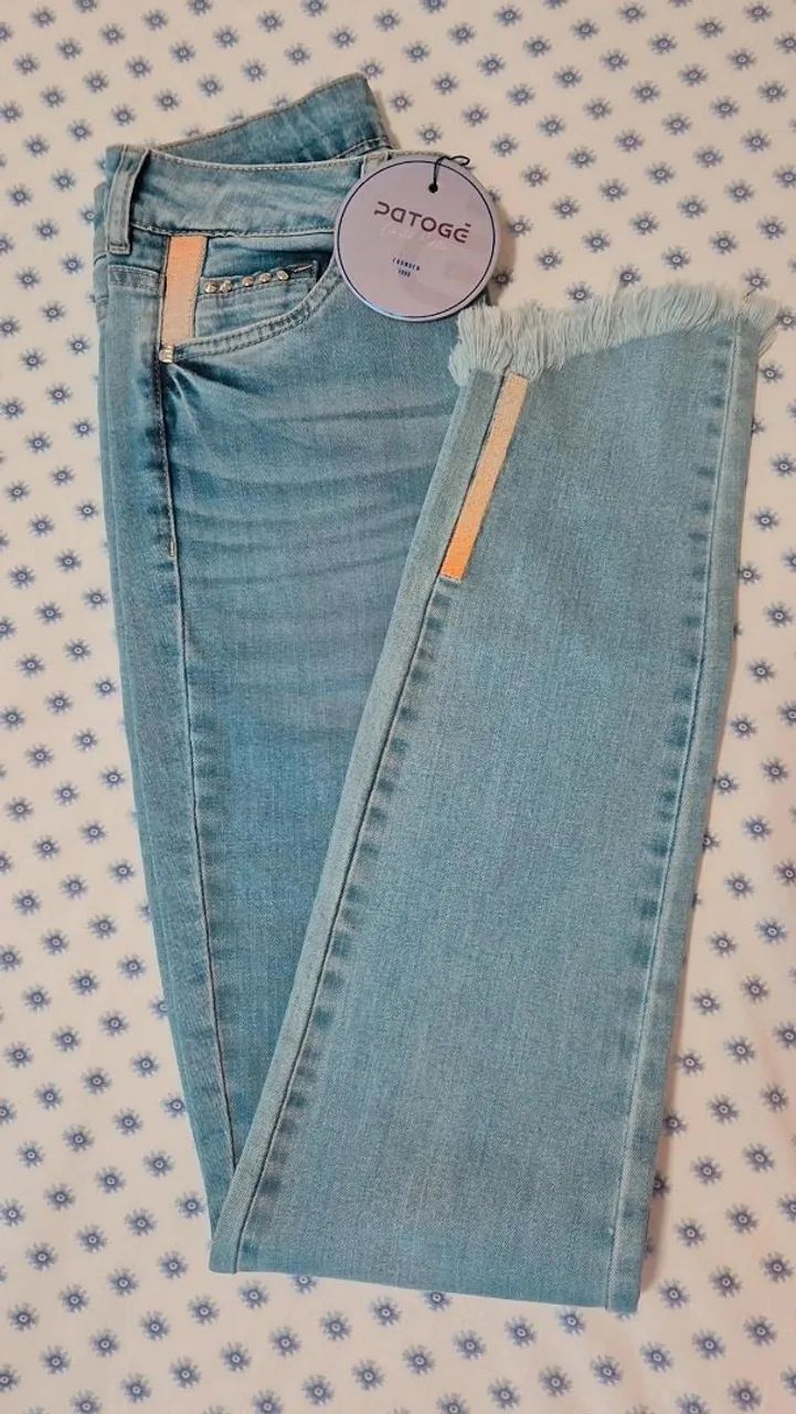 PATOGÊ NOVA COM ETIQUETA | JEANS ORIGINAL | 38 e 40 - Foto 5
