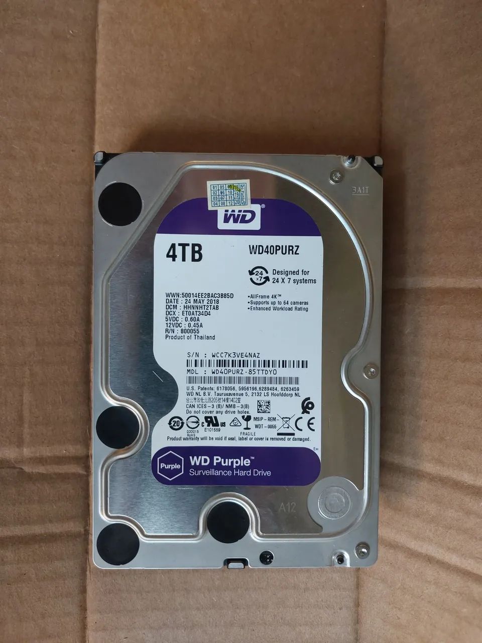 Disco Rígido HD Purple 4TB intelbras - Armazenamento - Vila Nova