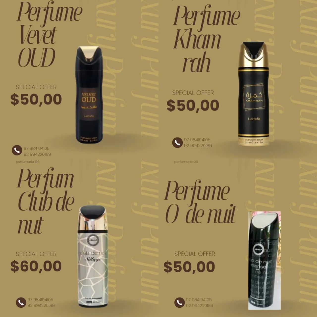 Perfumes importados