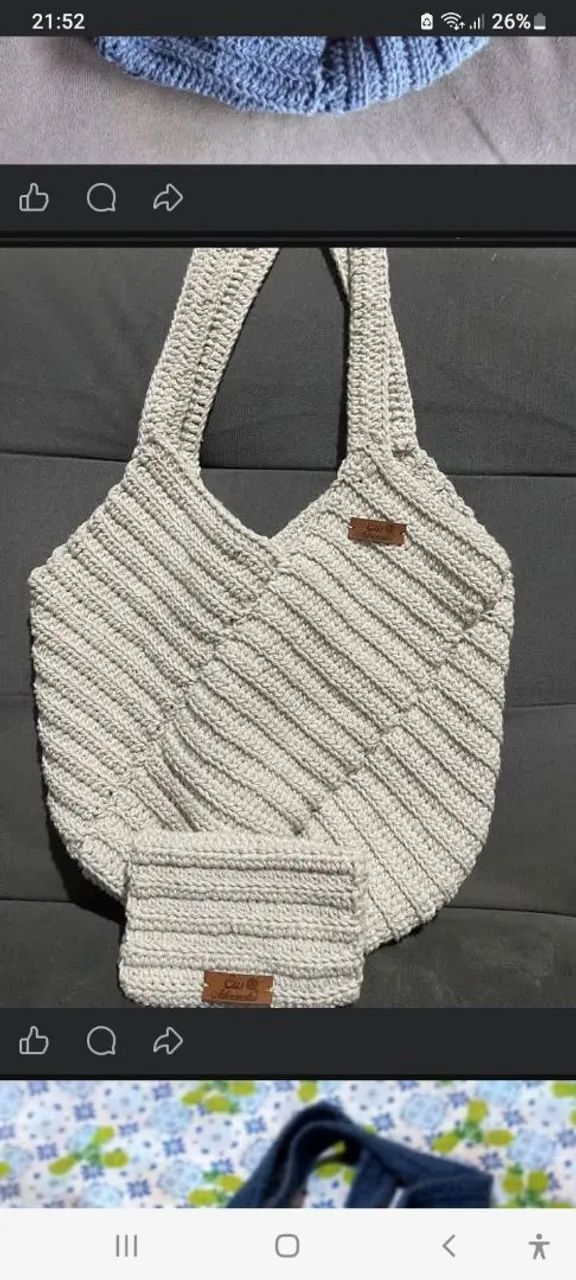 Bolsas crochê  - Foto 3