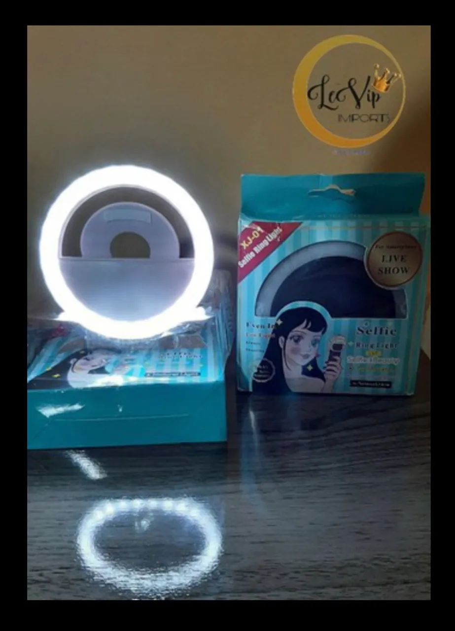 Ring Light, Microfone de Lapela, Receptor de áudio bluetooth - Foto 2