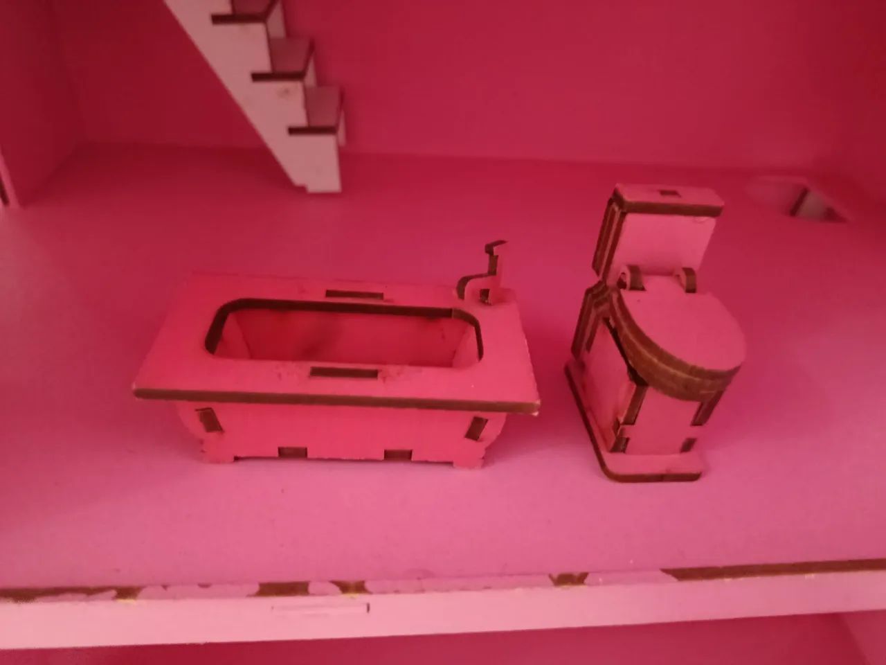 Casa de boneca em mdf - Foto 4