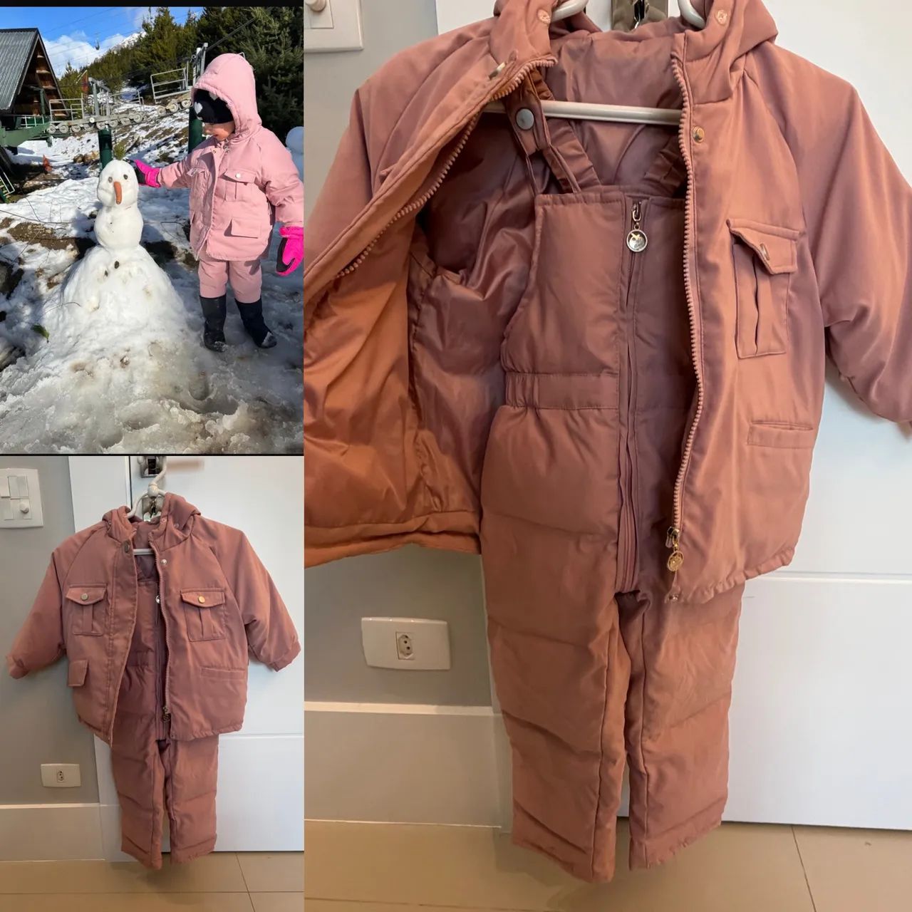 Conjunto neve infantil feminino