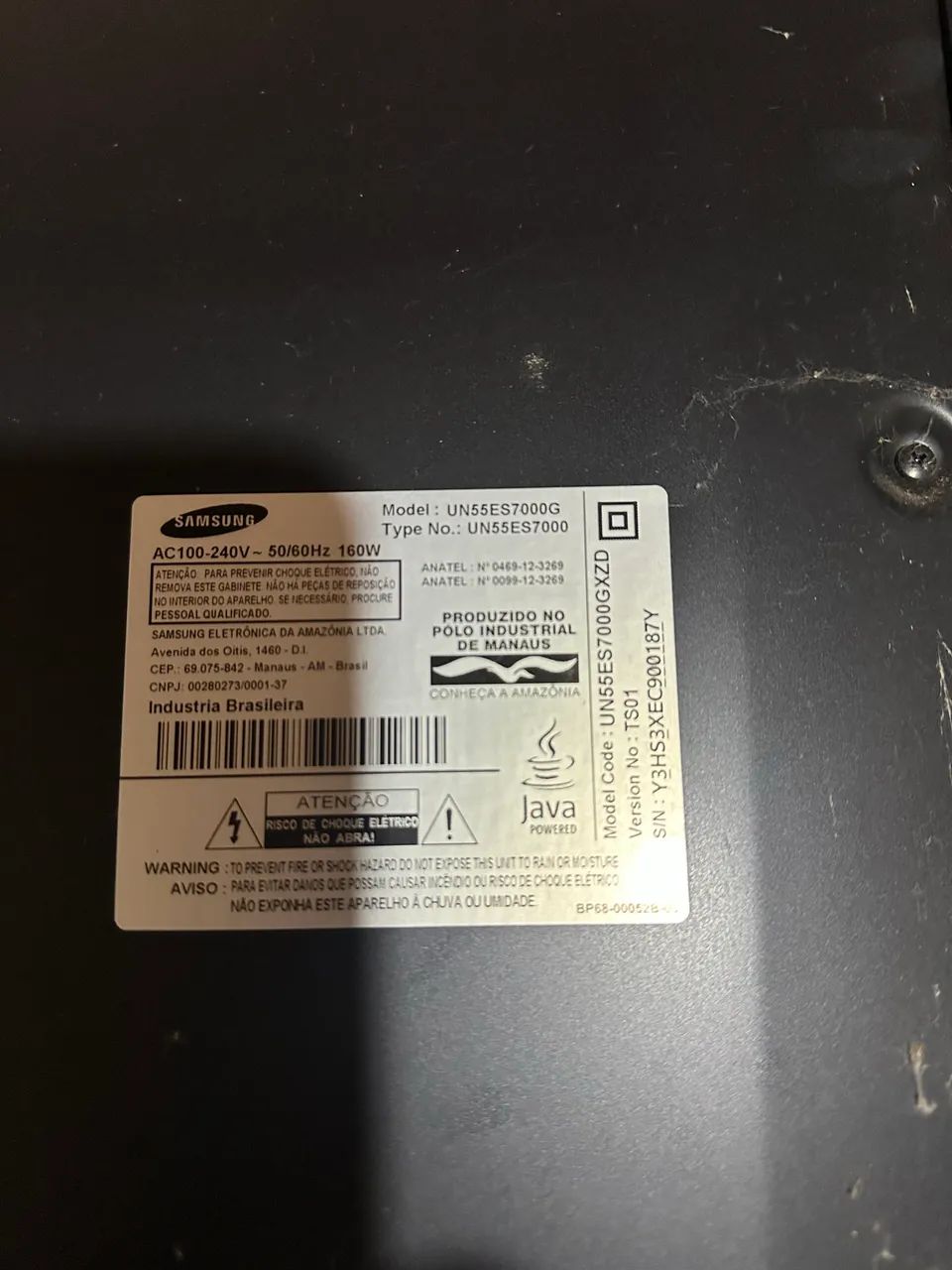 Tv Samsung 55 com defeito   - Foto 2