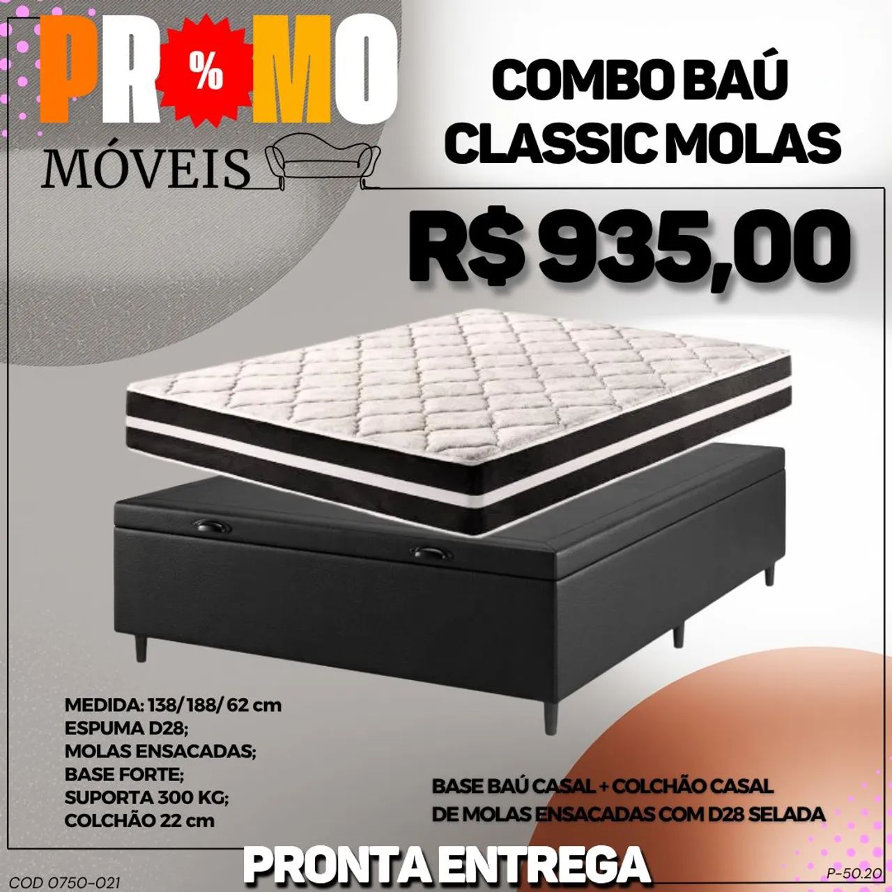 Cama casal molas ensacadas - Foto 5