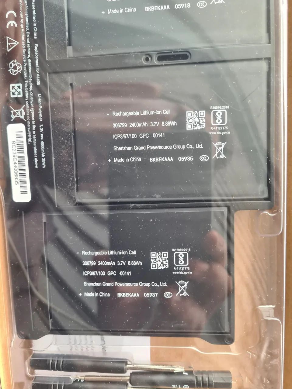 Bateria para Notebook Apple Macbook A1466 A1405 A1369 7.3V - Foto 3