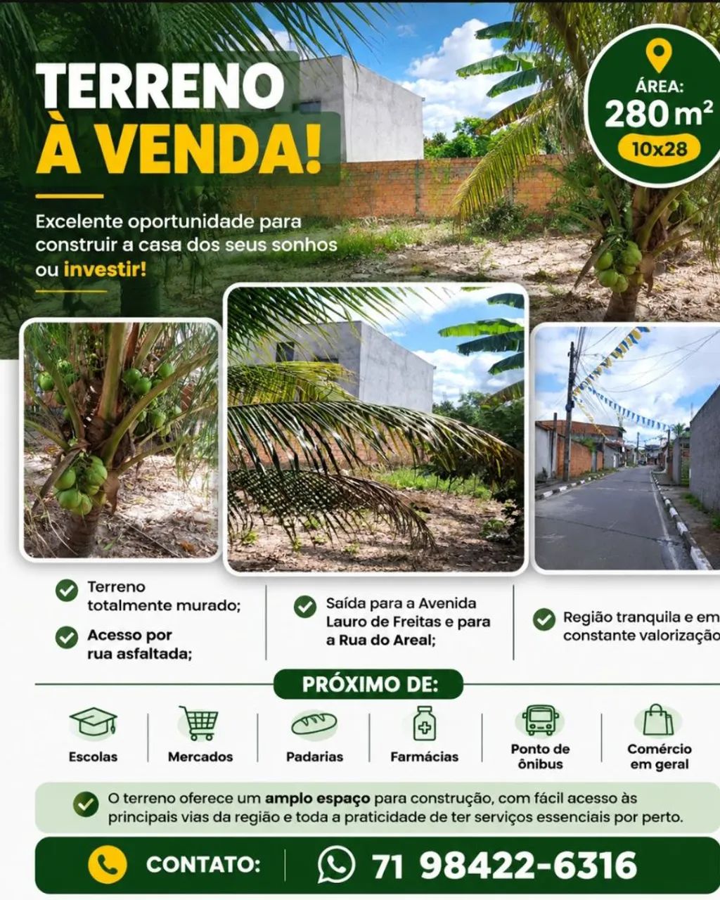 Terreno parque verde 