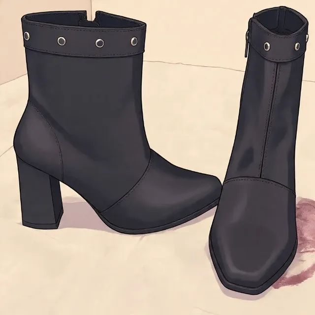 Bota de couro feminina  - Foto 5