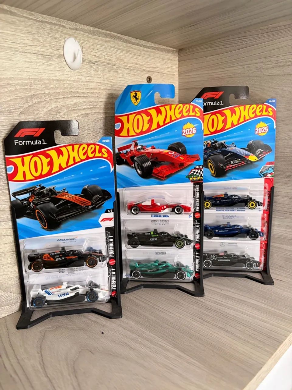 Hot wheels Formula 1 Mainlines 8 minis