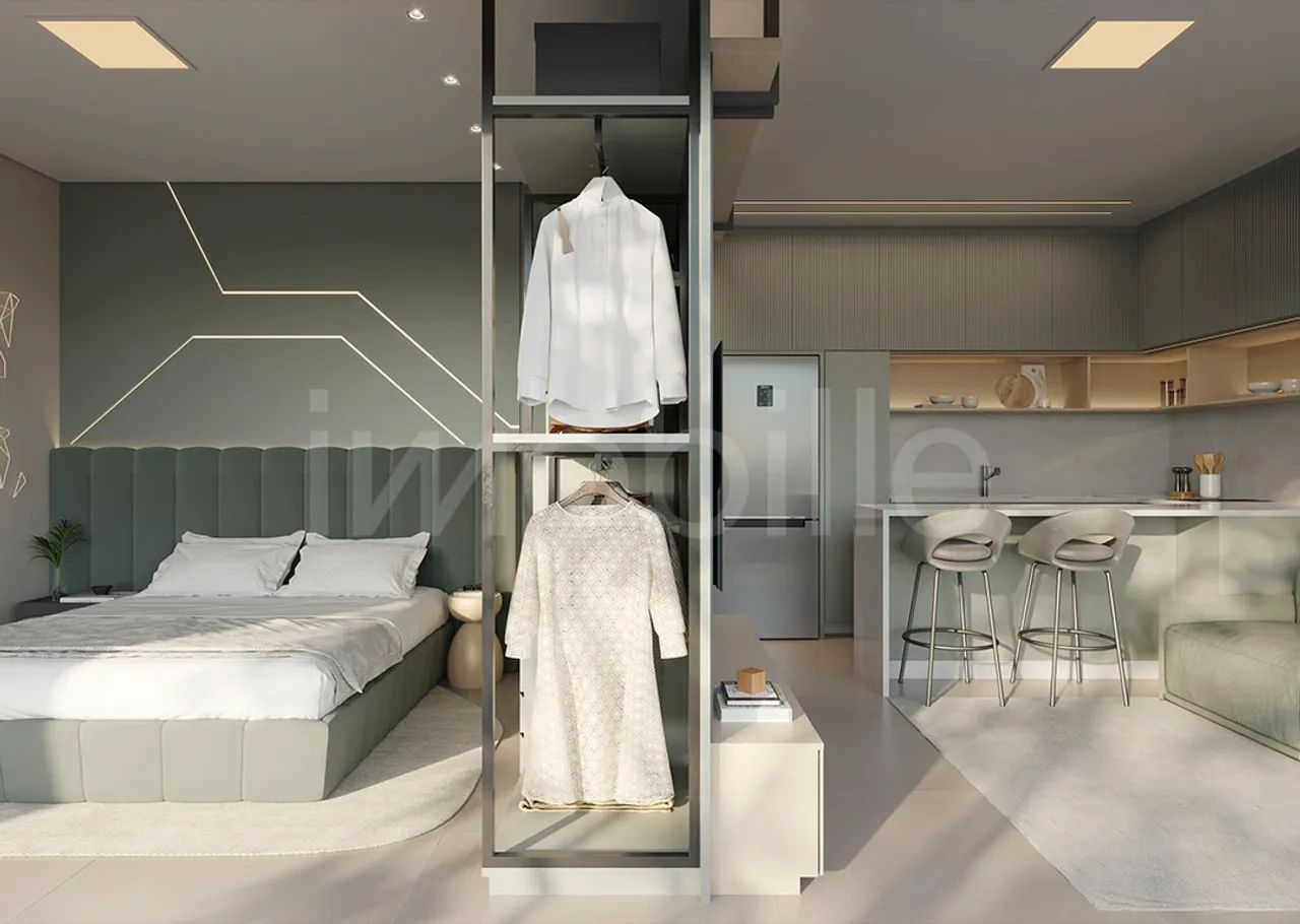 Apartamento tipo Studio no Edifício NF Pulse em Itajaí.
