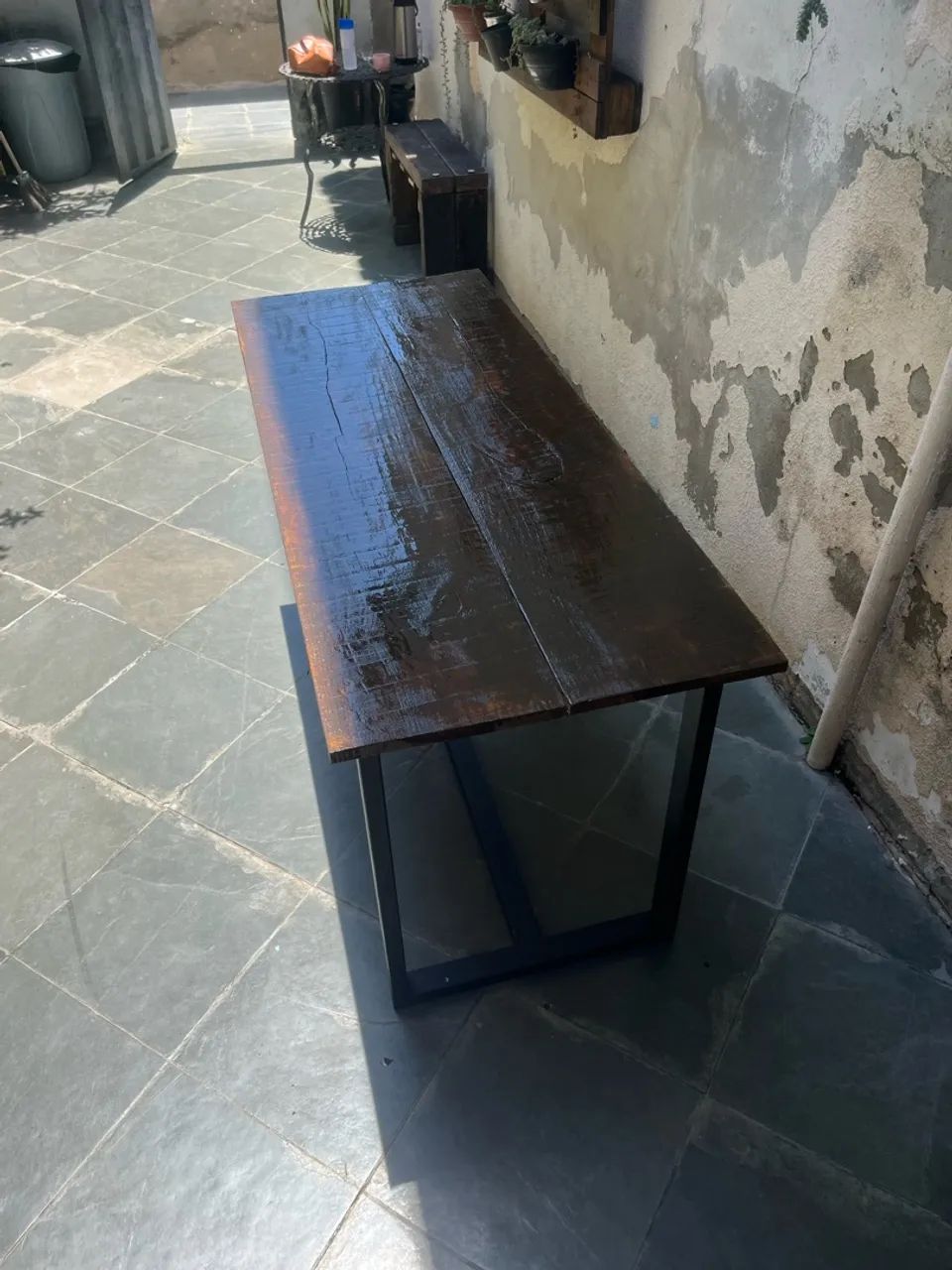 Mesa estilo industrial  - Foto 4