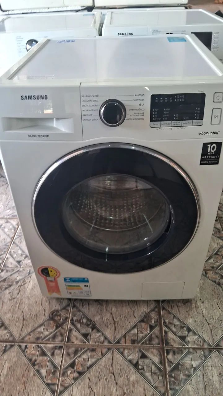 Vendo lava e seca samsung eco bubbe 10kg 220v 