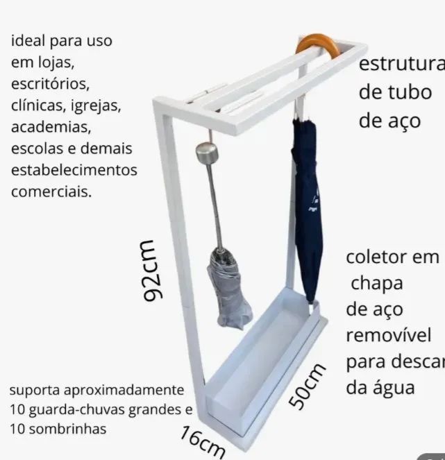 Suporte de guarda chuva para lojas e academia - Foto 3