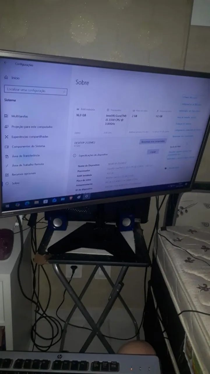Computador completo 16 gb de ram processador I5 3300
