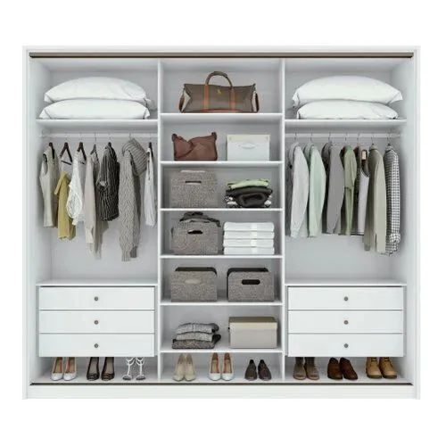 Guarda roupa casal com 3 portas de correr e 3 espelhos - Foto 2