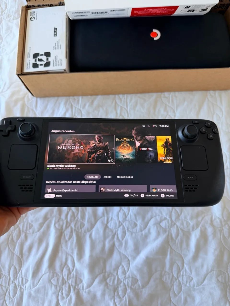 Steamdeck Oled 512gb - Preto - Seminovo - Consoles de Vídeo Game
