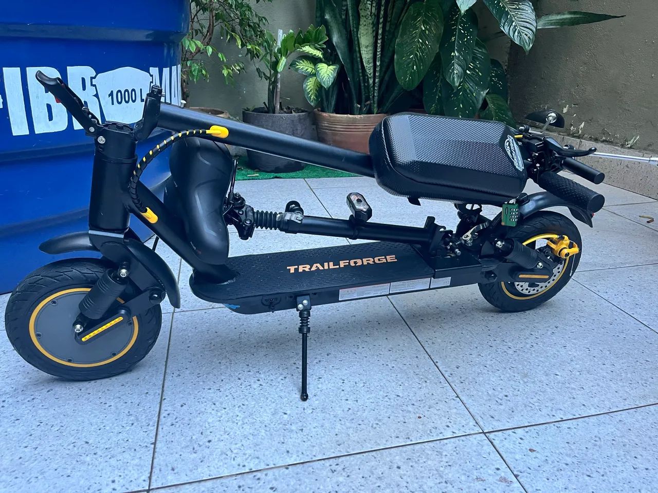 Patinete Elétrico Trailforge T1 800W - COMPLETÍSSIMO, 2 meses de uso, com nota fiscal - Foto 5