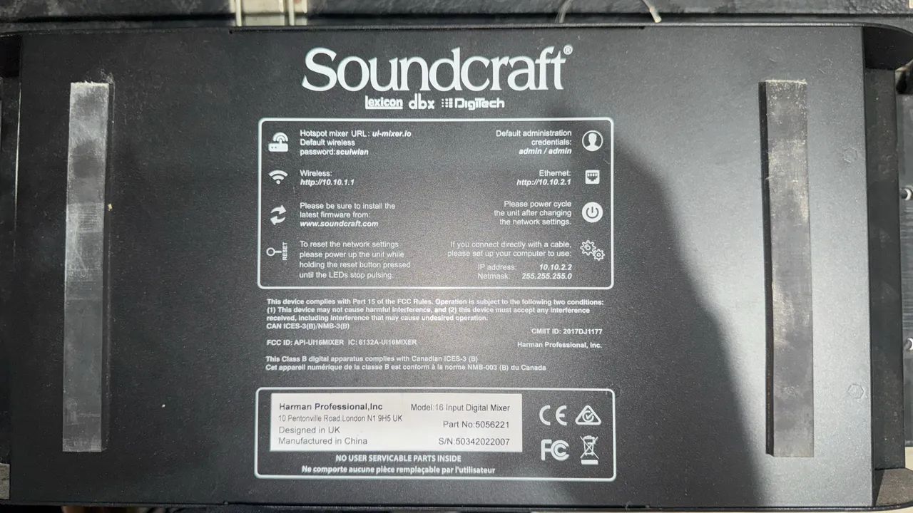 Mesa digital Soundcraft Ui16  - Foto 3