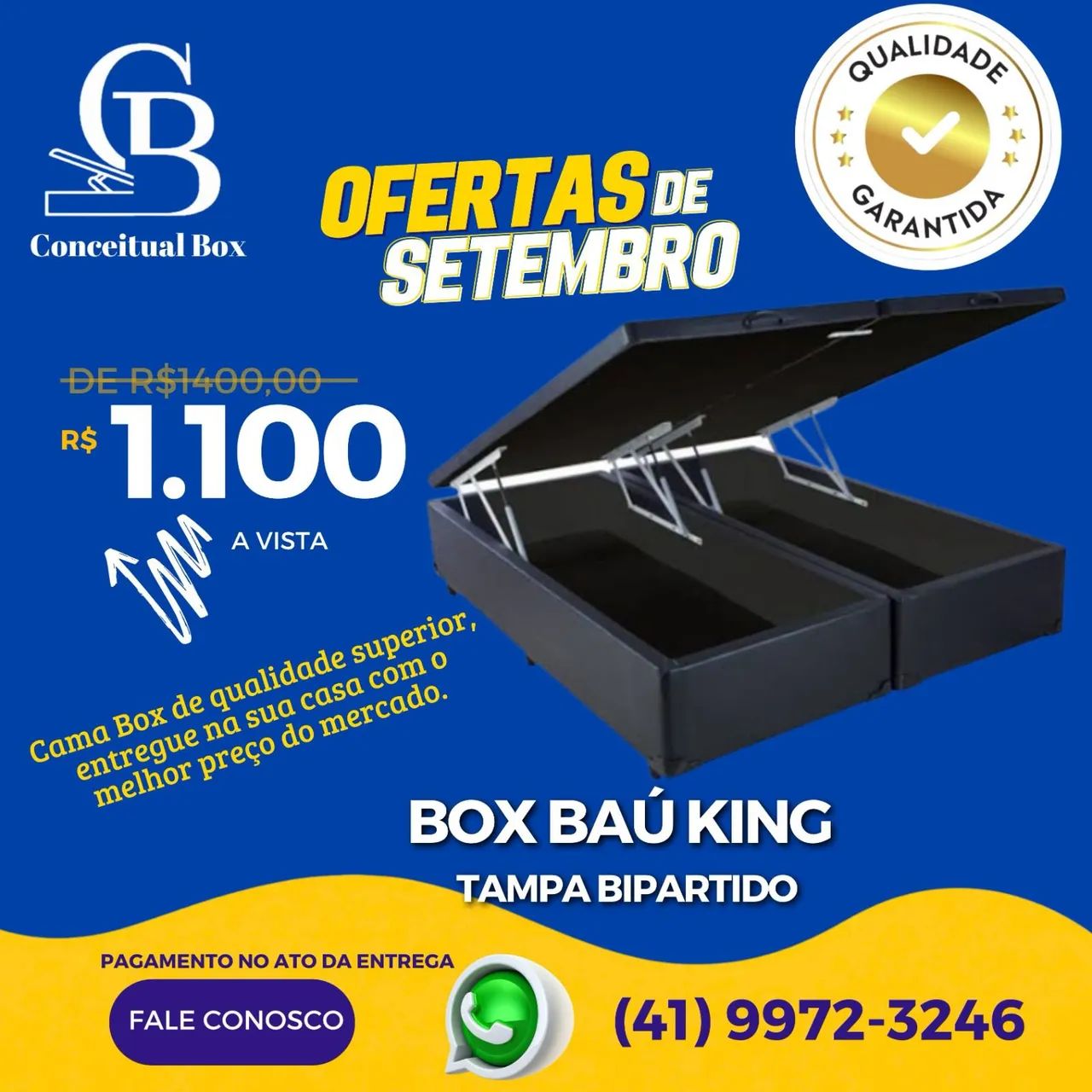 BOX BAÚ KING ALTO PADRÃO 