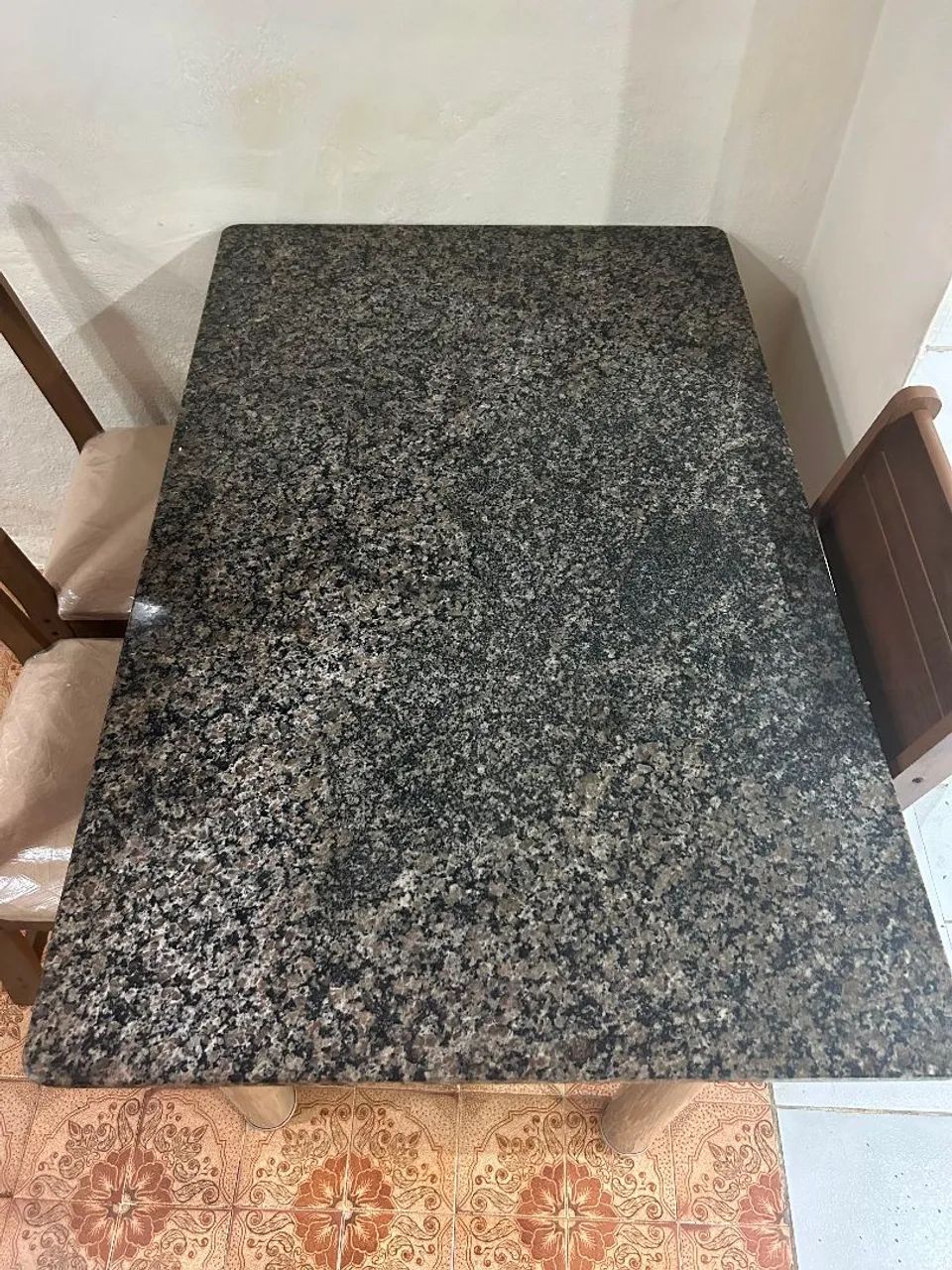 MESA MÁRMORE COM 3 CADEIRAS 1,18x75 - Foto 3