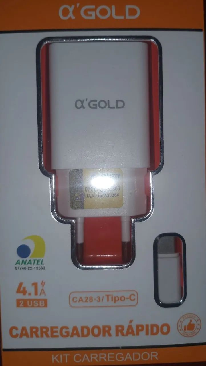 Carregador Tipo C e IOS (iPhone/Ipods)
