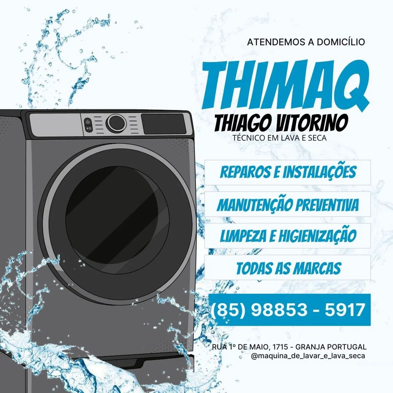 Conserto máquinas de lavar 