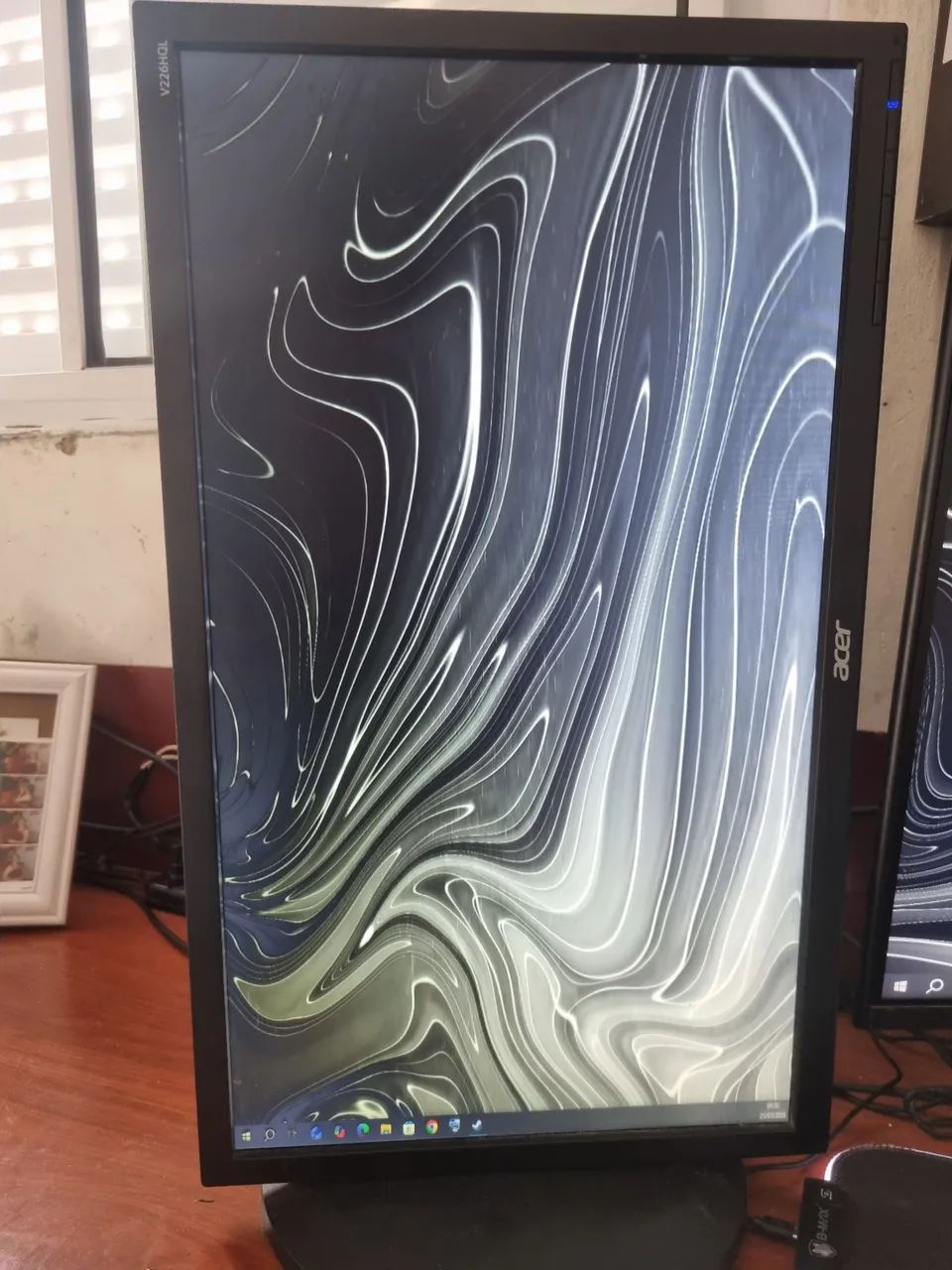 Monitor Acer V226HQL Bbid<br>Tamanho da tela: 21,5 polegadas<br>Resolução: Full HD (1920 × 1080)