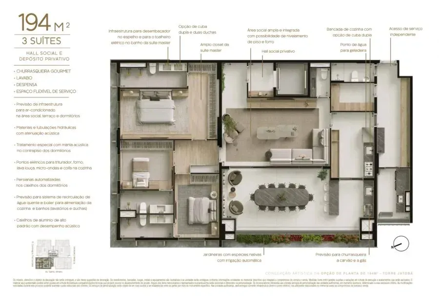 PLANTA 194m²