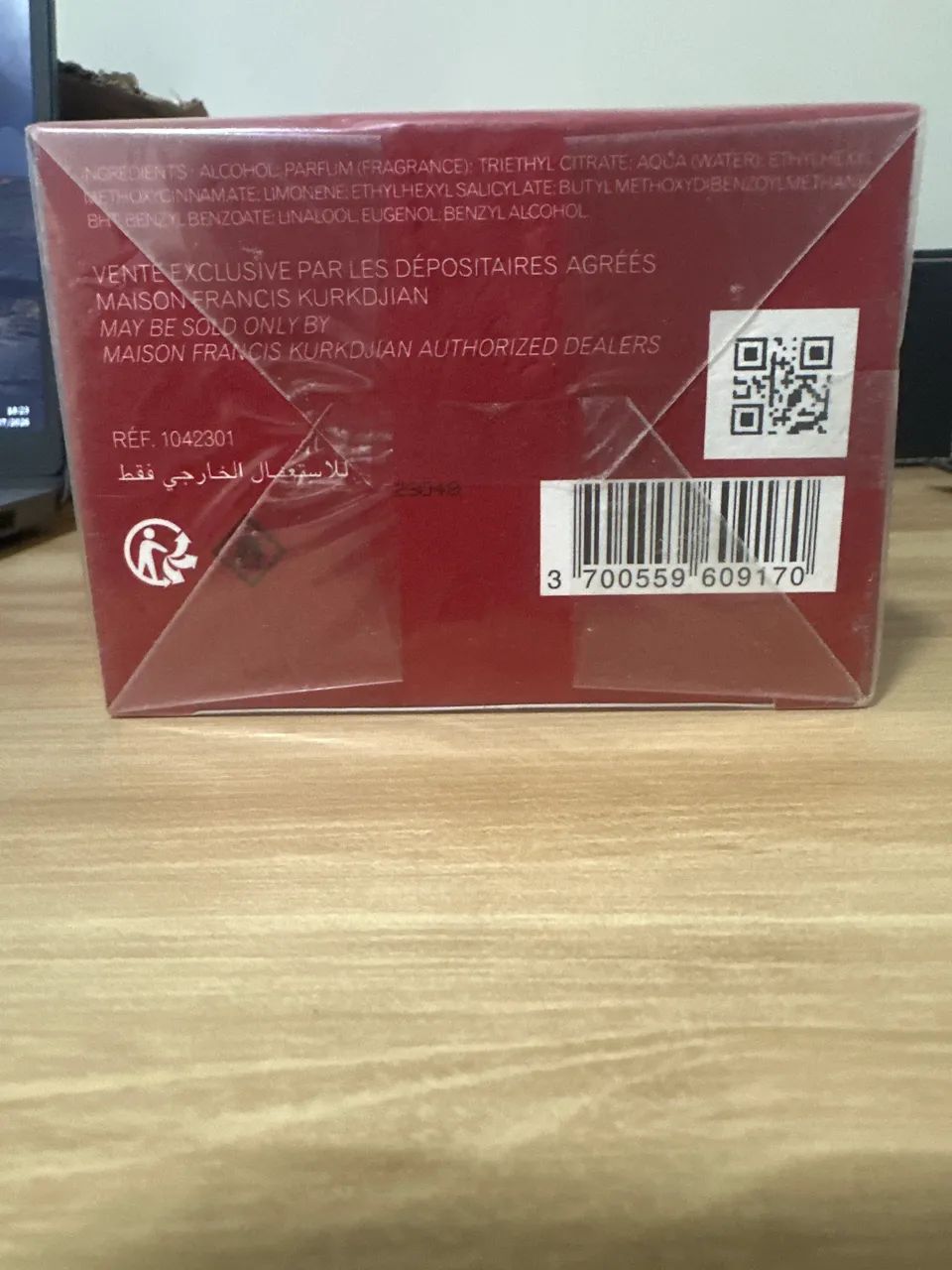 Perfume baccarat rouge 540 original 200ml  - Foto 3
