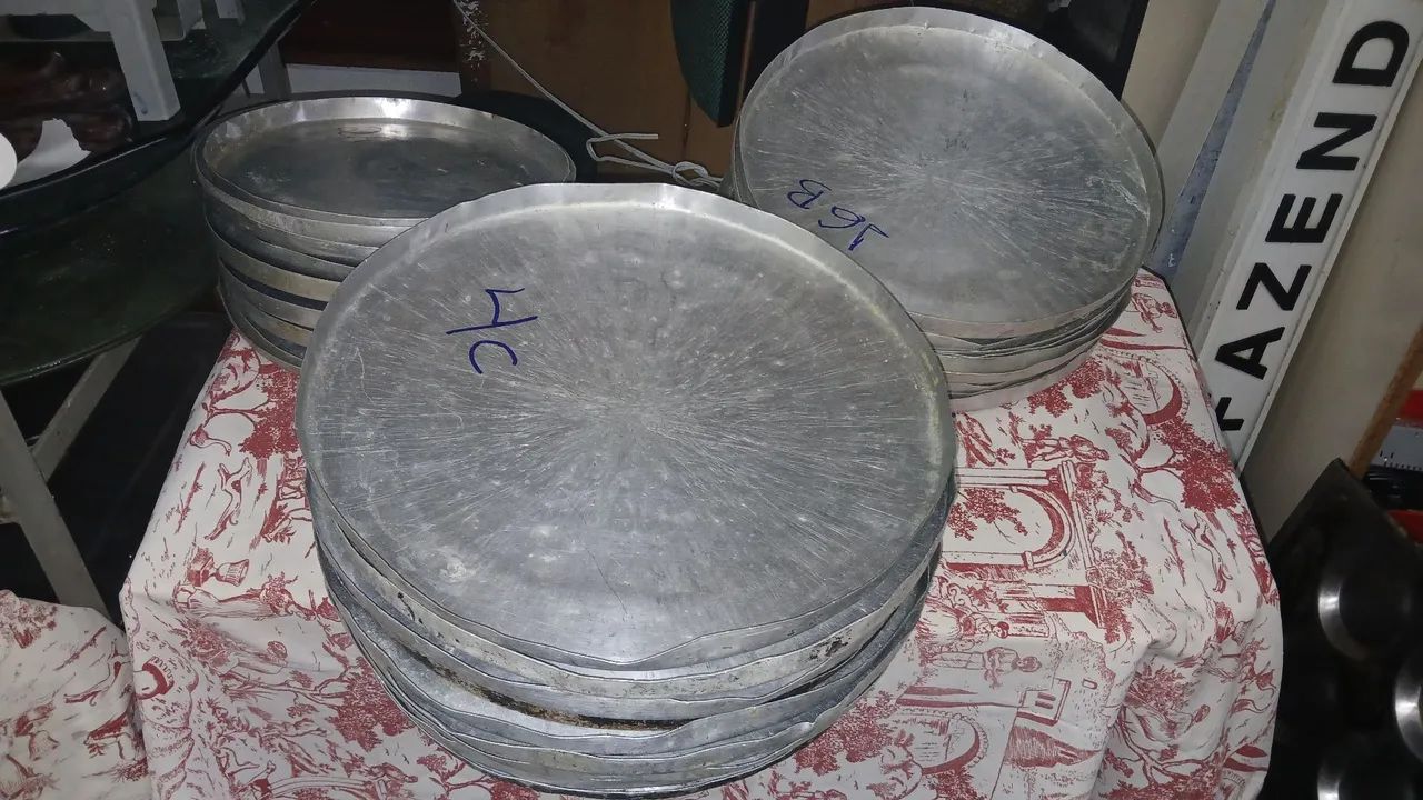 Formas Para pizzas 25cm, 30cm e 35cm