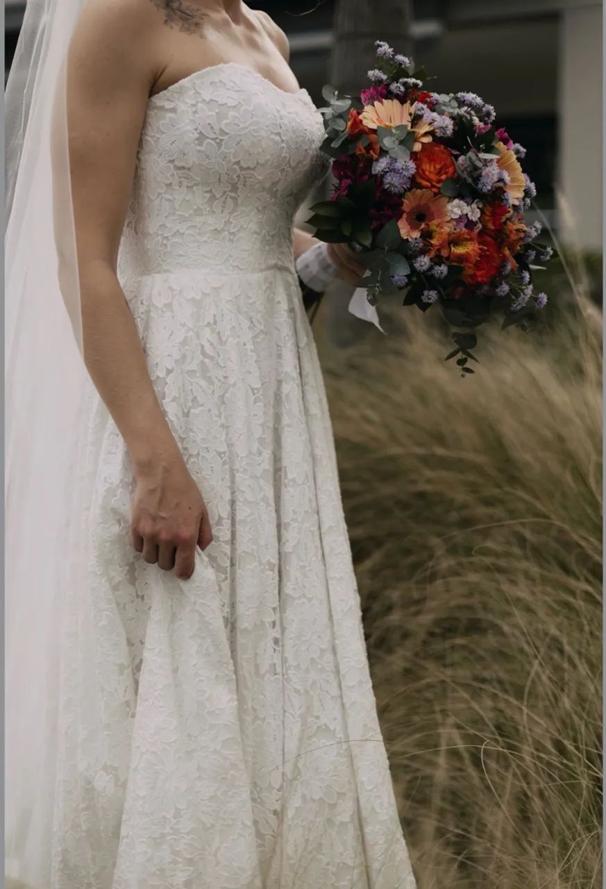 Vestido de noiva - renda  - Foto 3